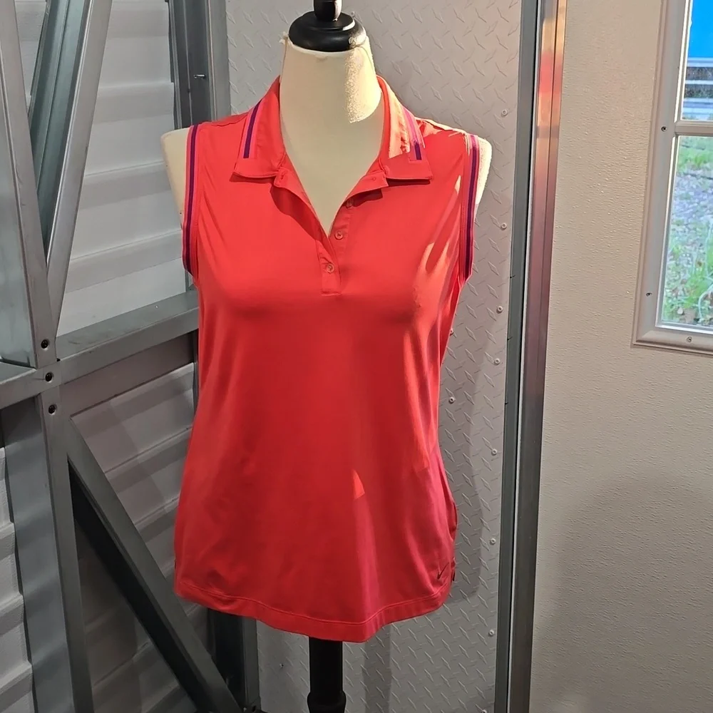 Nike‎ golf shirt size Large Dri fit